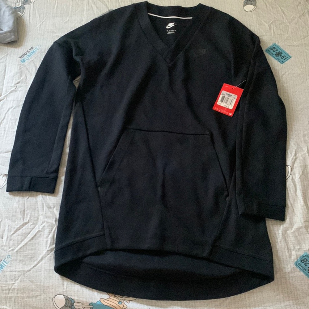 Nike woman oversized black hoodie